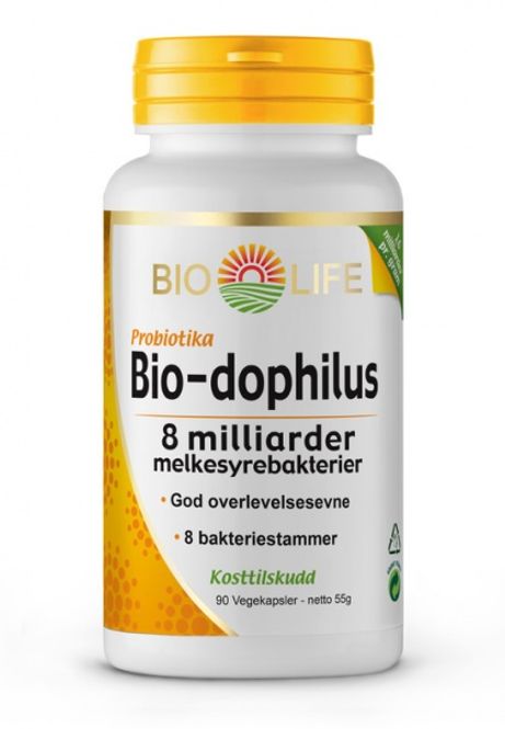 Hovedbilde Bio-Life Bio-dophilus 90 kapsler