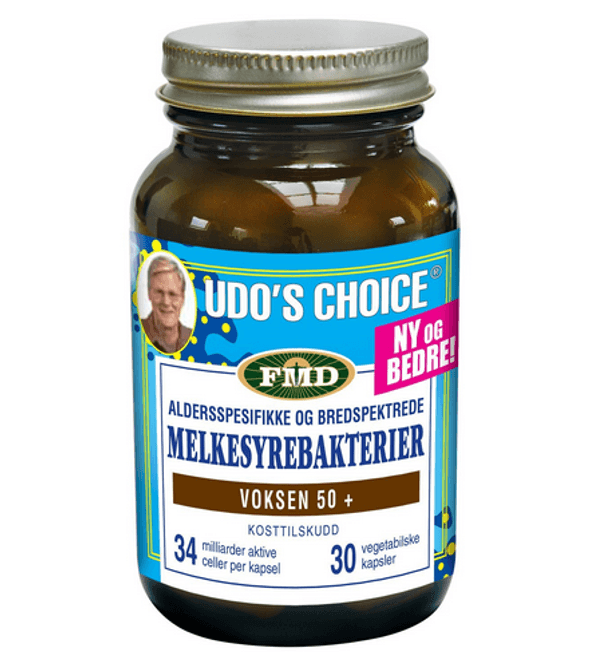 Hovedbilde Udo's Choice Probiotika Voksne 50+  30 kapsler