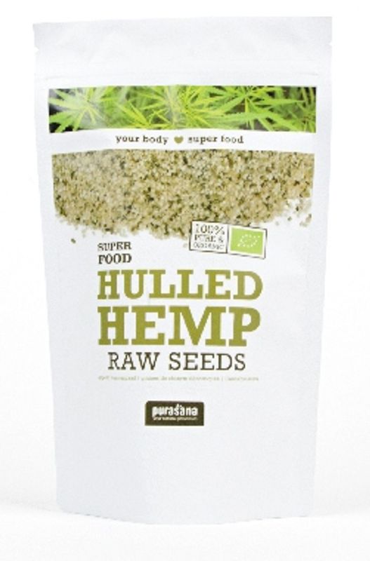 Purasana Hemp frø avskallede 200g