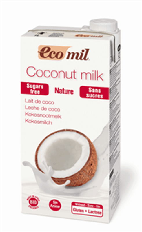EcoMil Kokosmelk naturell 1 liter