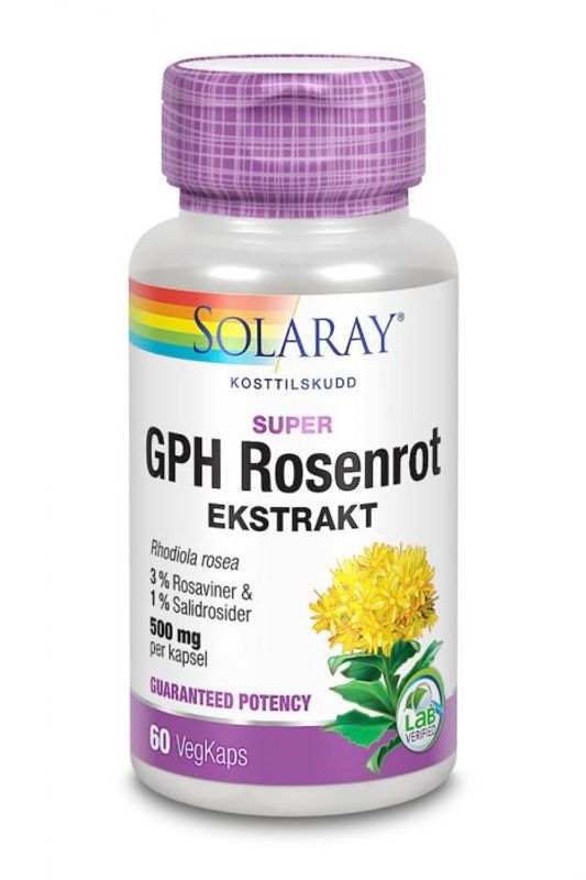 Solaray GPH Super Rosenrot 60 kapsler