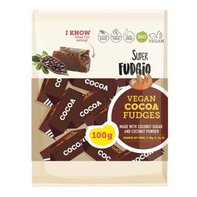 Super Fudgio Cocoa myke karameller 100g
