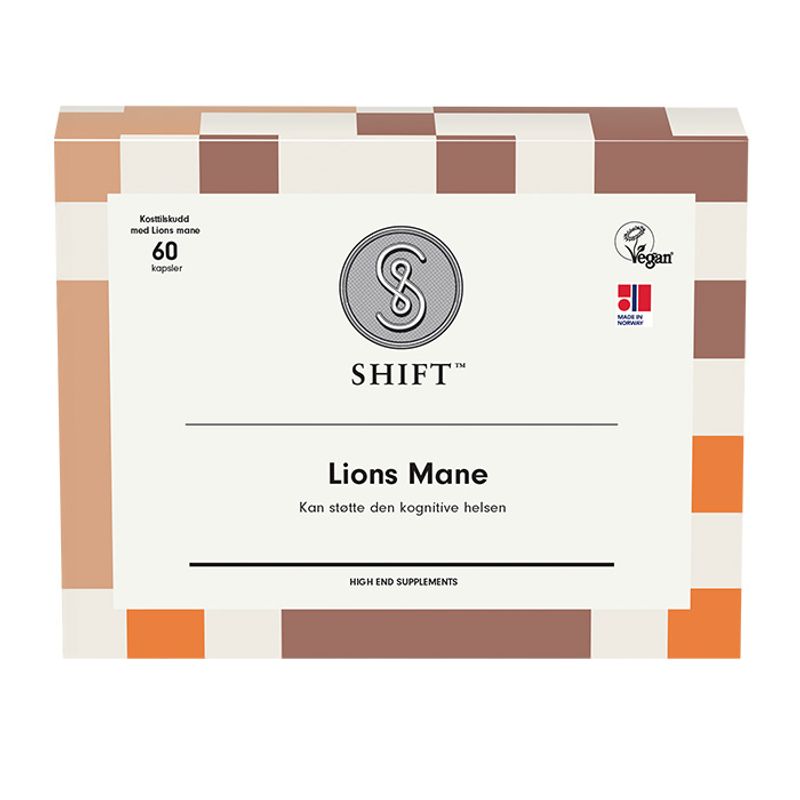 SHIFT Lions Mane 60 kapsler