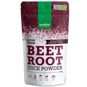 Hovedbilde Purasana Beetroot r&oslash;dbetpulver 200g