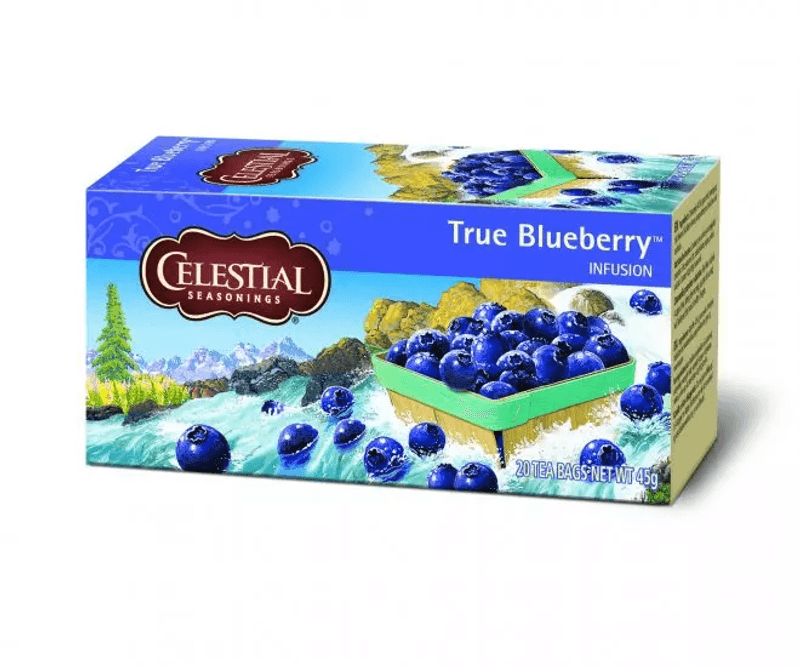 Celestial Seasonings True Blueberry Tea 20 poser