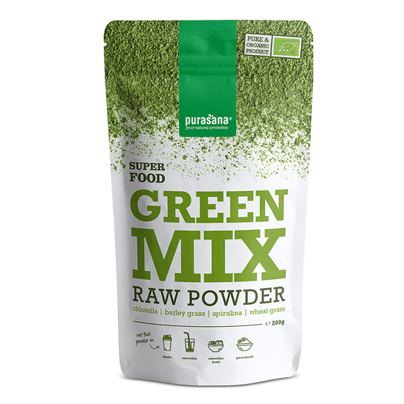 Purasana Green Mix 200g pulver