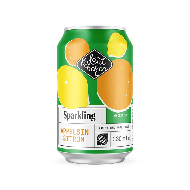 Hovedbilde Kolonihagen Sparkling Appelsin Sitron 330 ml