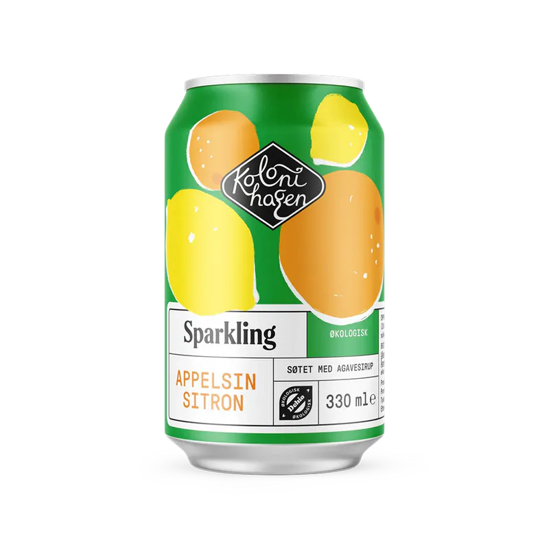 Kolonihagen Sparkling Appelsin Sitron 330 ml