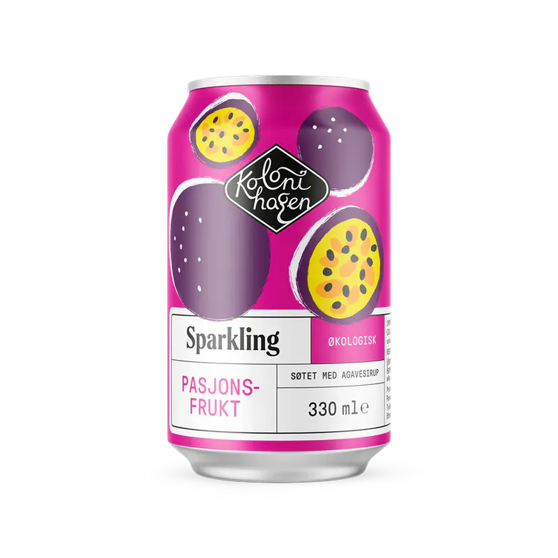 Kolonihagen Sparkling Pasjonsfrukt 330 ml