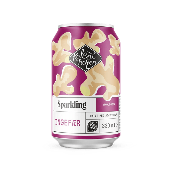 Hovedbilde Kolonihagen Sparkling Ingefær 330 ml