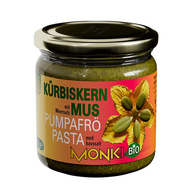 Hovedbilde Monki Gresskarkjernesmør 330g