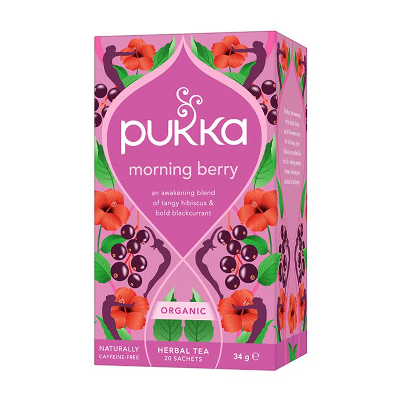 Pukka Morning Berry Tea 20 poser