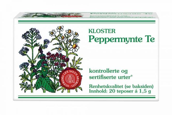 Hovedbilde Kloster Peppermynte Te 20 poser