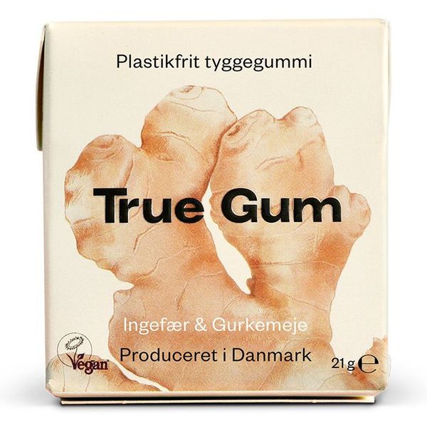 TRUE Gum Tyggegummi - Ingefær Gurkemeie
